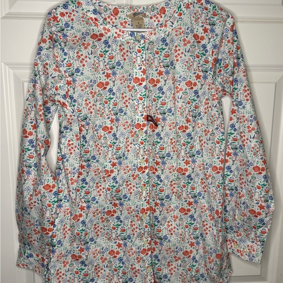 NWT Duluth Wrinkle fighter Tunic Floral Garden Shirt Small - Picture 3 of 4